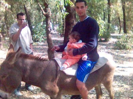 moi , khadija et son pere a bouskora